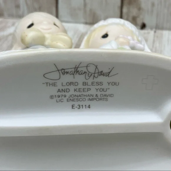 1979 Adorable Precious Moments Bride and Groom Figurine - Picture 9 of 9